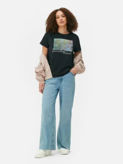 T-shirt Manga Curta Claude Monet