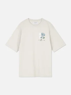 T-shirt Padrão Floral Tóquio