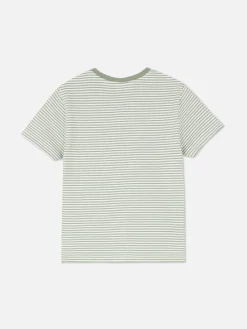 T-shirt Riscas Jacquard Menino