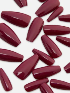 Unhas Postiças Brilho Stiletto PS...