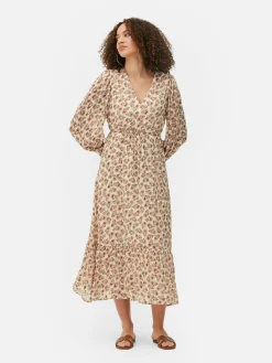 Vestido Boho Midaxi Decote V