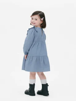 Vestido Camadas Bordado Inglês