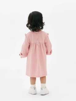 Vestido Enrugado Folhos