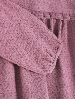 Vestido Enrugado Folhos