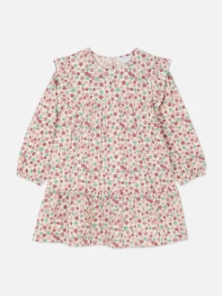 Vestido Folho Padrão Floral