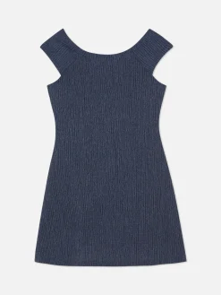 Vestido Laço Texturado